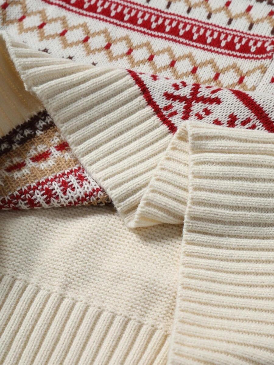 MANFINITY SWETER MOTYW ŚWIĄTECZNY BDD__M