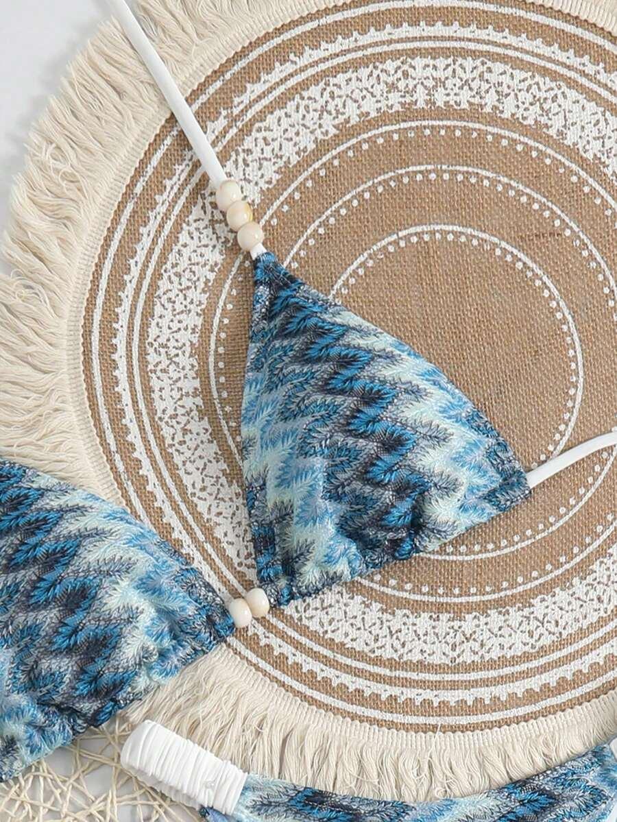SHEIN STRÓJ KĄPIELOWY DWUCZĘŚCIOWY KOMPLET SPODENKI S09__S
