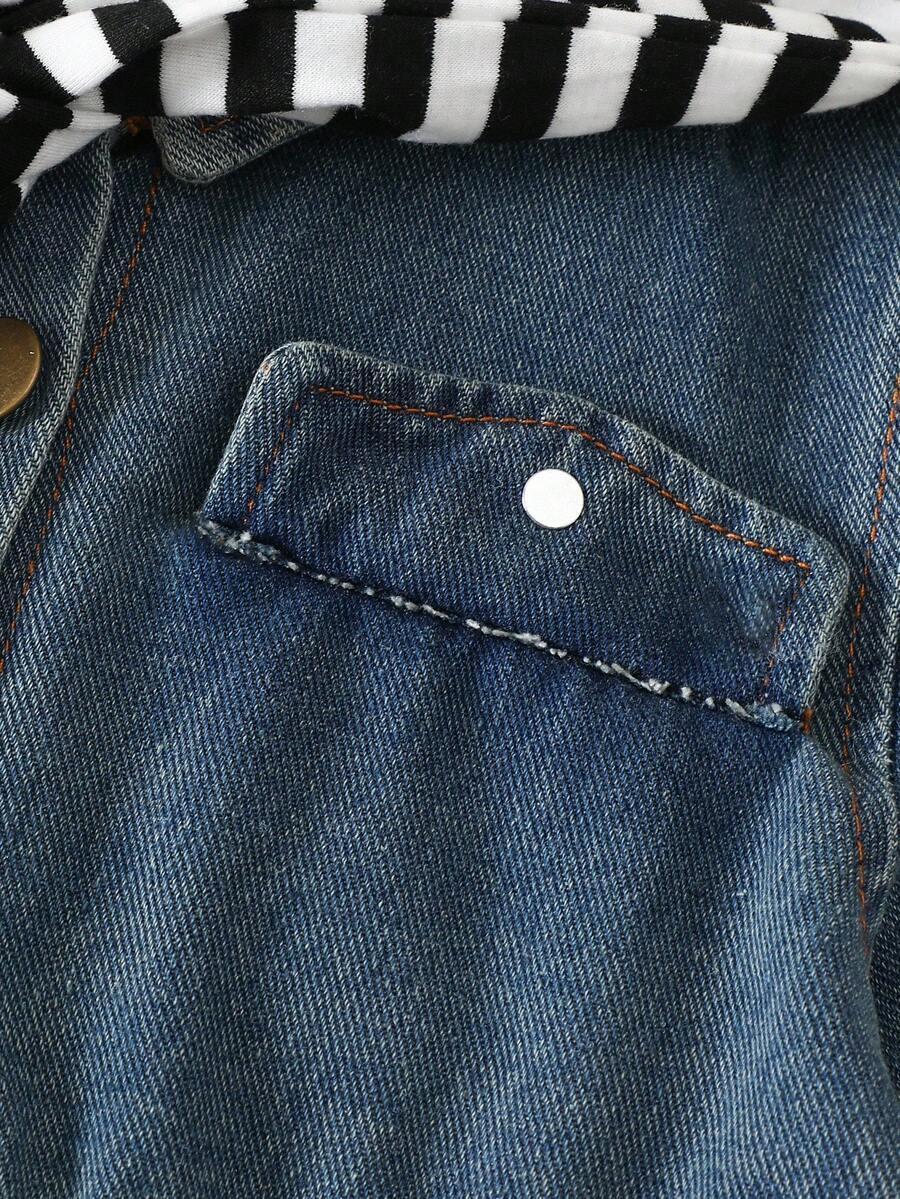 SHEIN NIEBIESKA SUKIENKA JEANS 104-110
