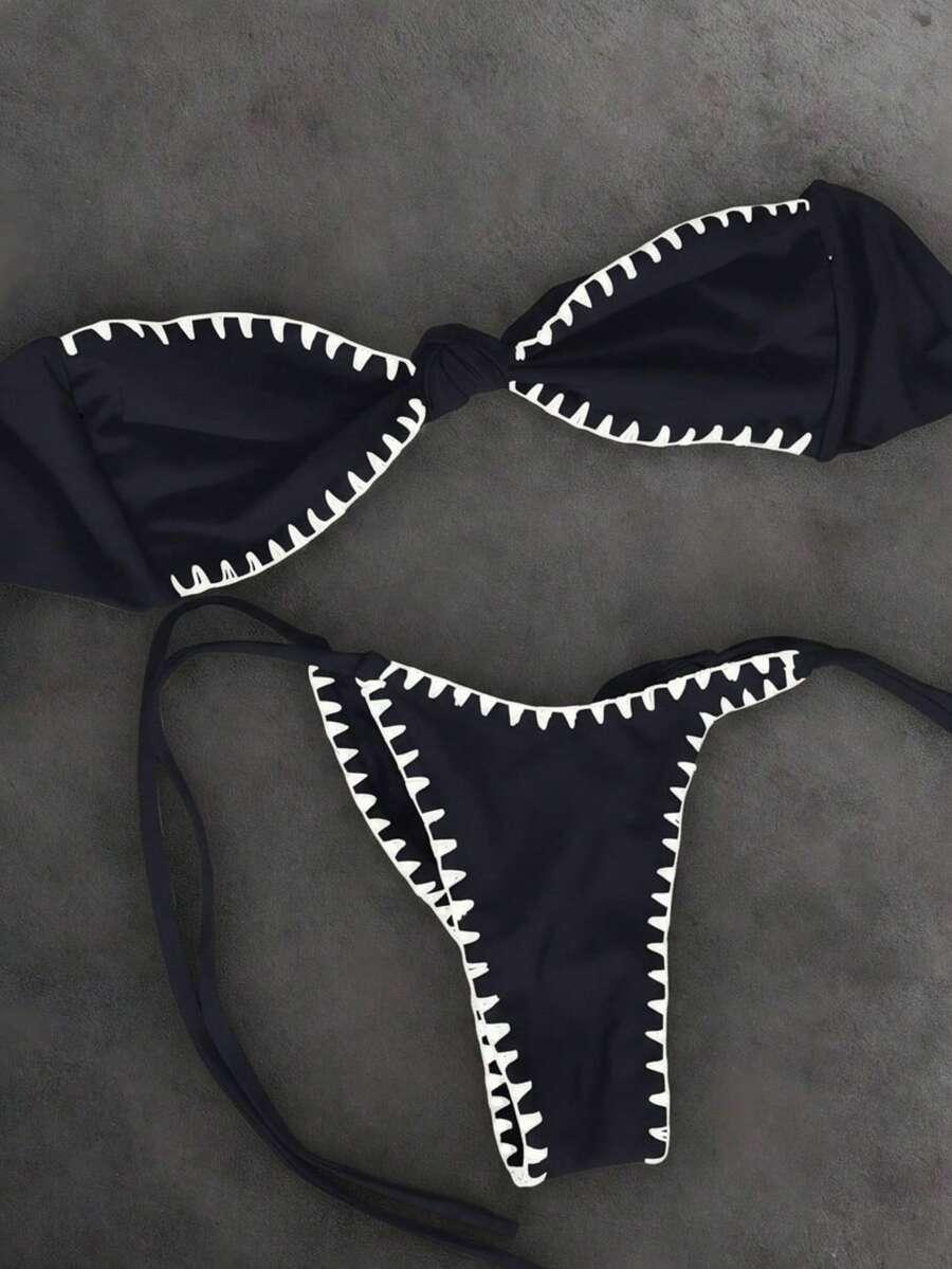 SHEIN DWUCZĘŚCIOWY STRÓJ KĄPIELOWY S09__S