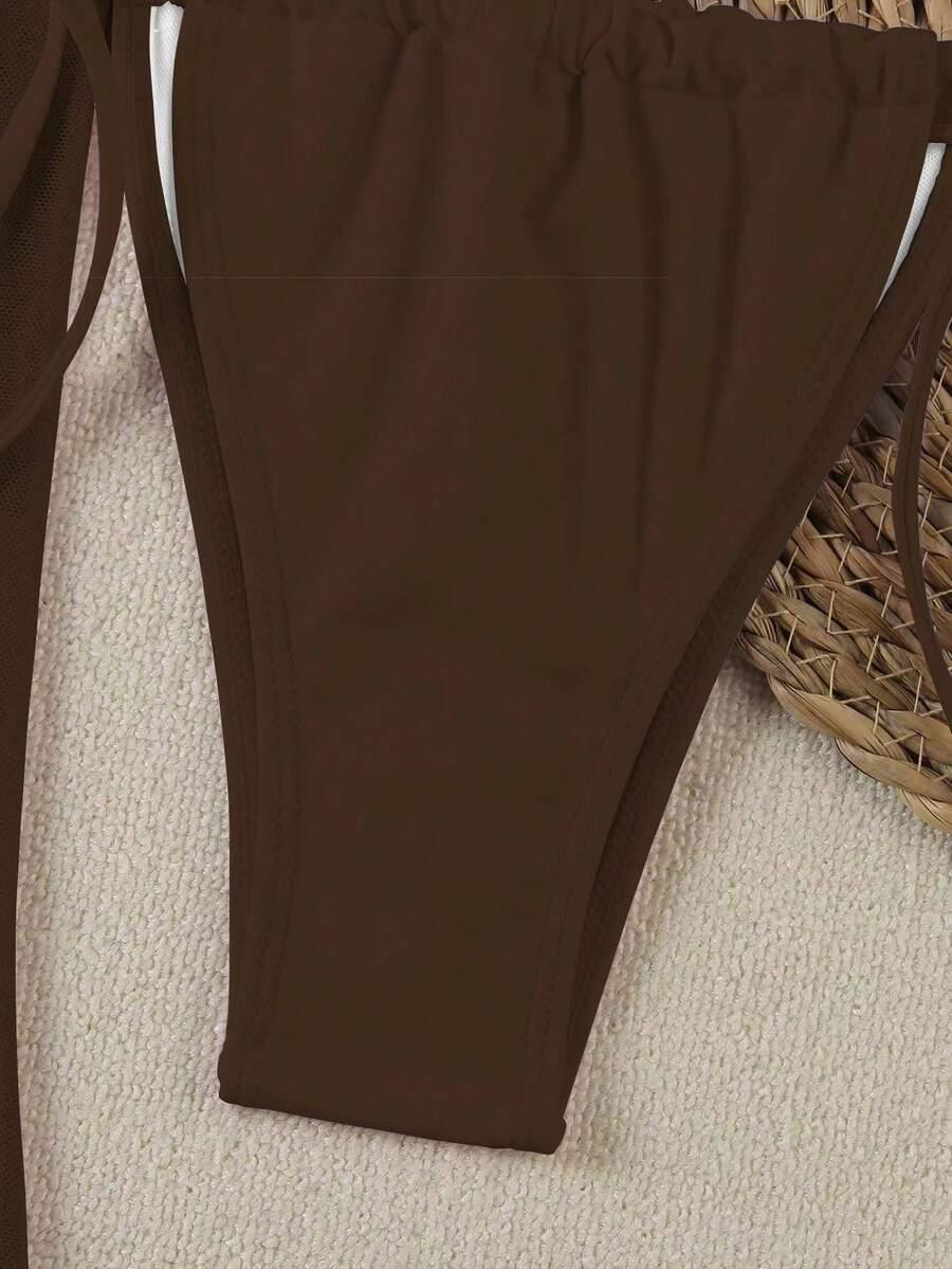 SHEIN 3-CZĘŚCIOWY STRÓJ KĄPIELOWY S09__XS