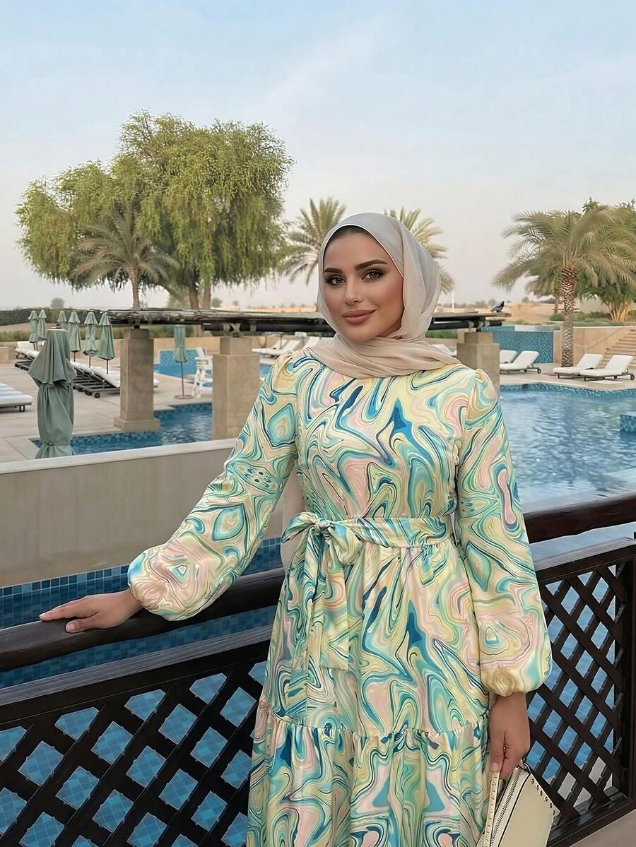 SHEIN KOLOROWA MAXI SUKIENKA S06__50