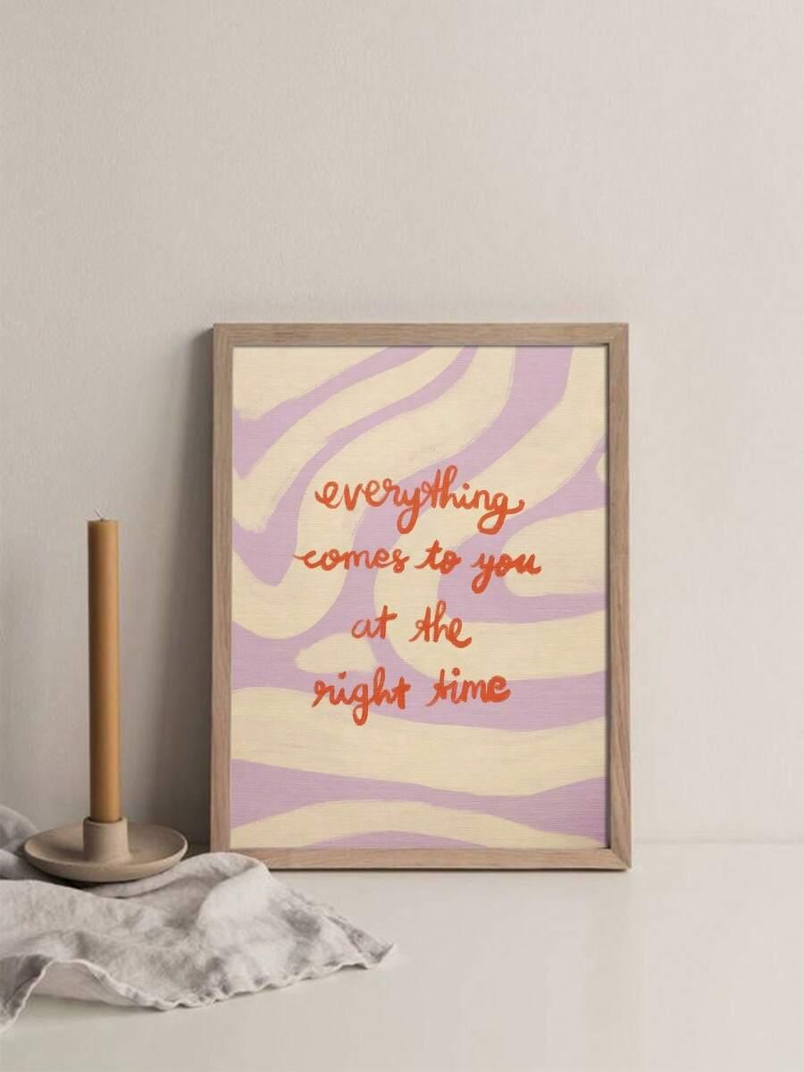 SHEIN PLAKAT BEZ RAMY NAPIS S07__40X60