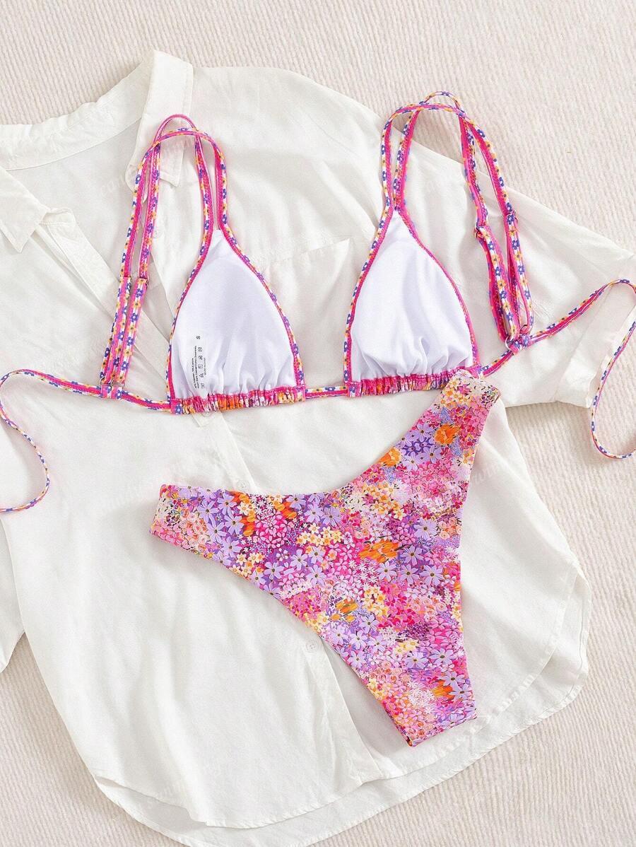 SHEIN DWUCZĘŚCIOWY STRÓJ KĄPIELOWY S09__XL