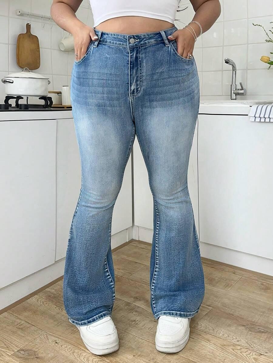 SHEIN NIEBIESKIE SPODNIE JEANS S06__48