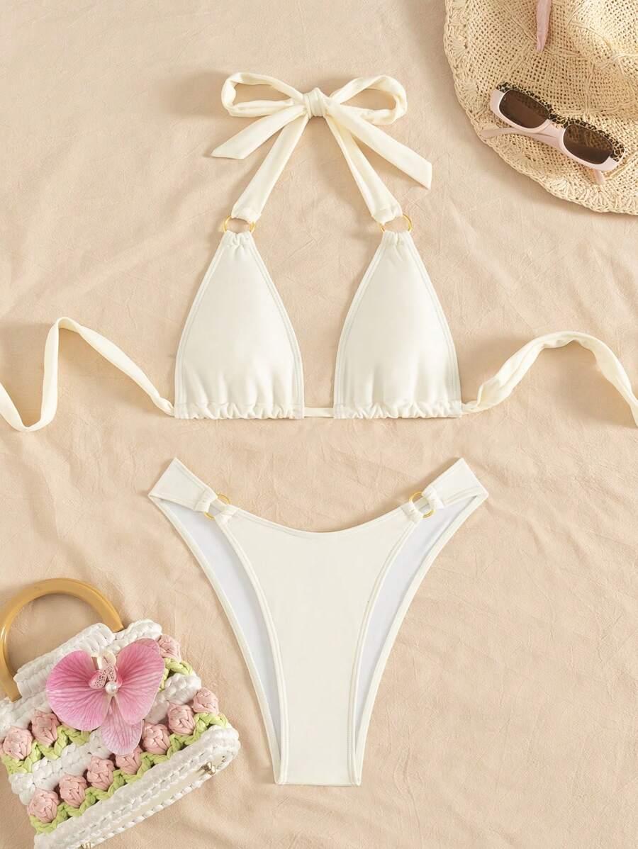 SHEIN ŻÓŁTY DÓŁ OD BIKINI S09__L