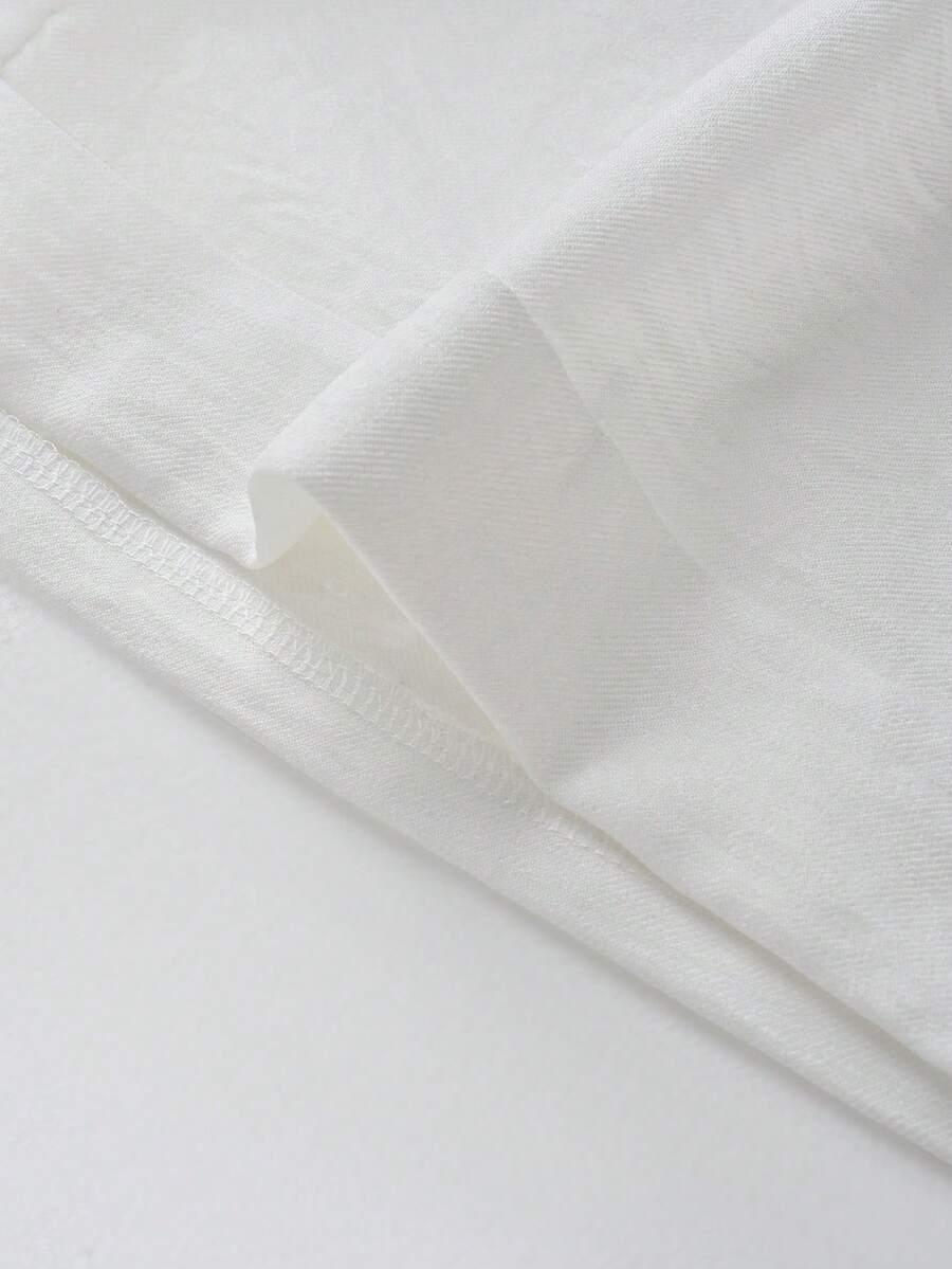 SHEIN BIAŁE SPODENKI CASUAL S06__S