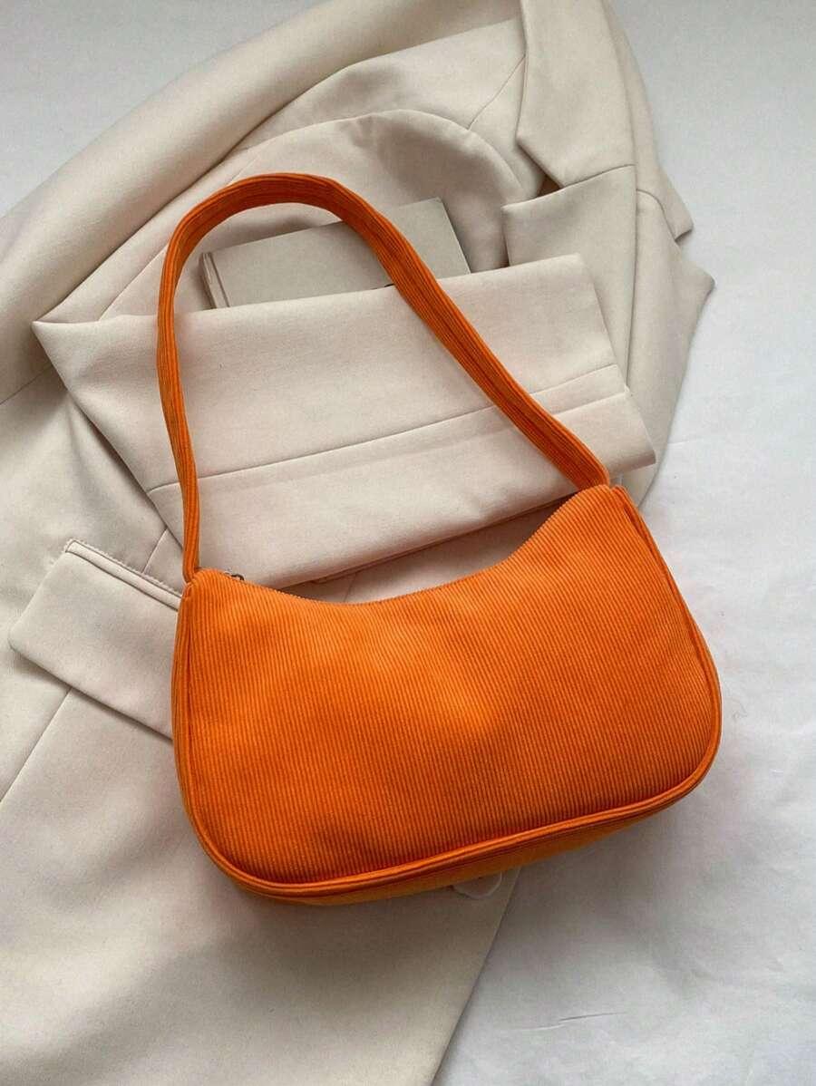 SHEIN POMARAŃCZOWA TOREBKA NA RAMIĘ S07__15X24CM