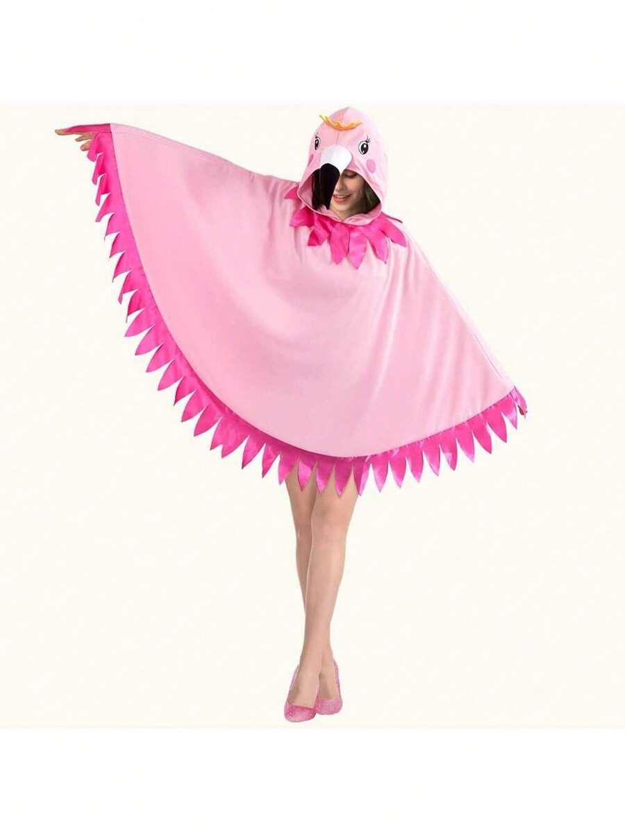 SHEIN RÓŻOWY KOSTIUM FLAMING S07__OS