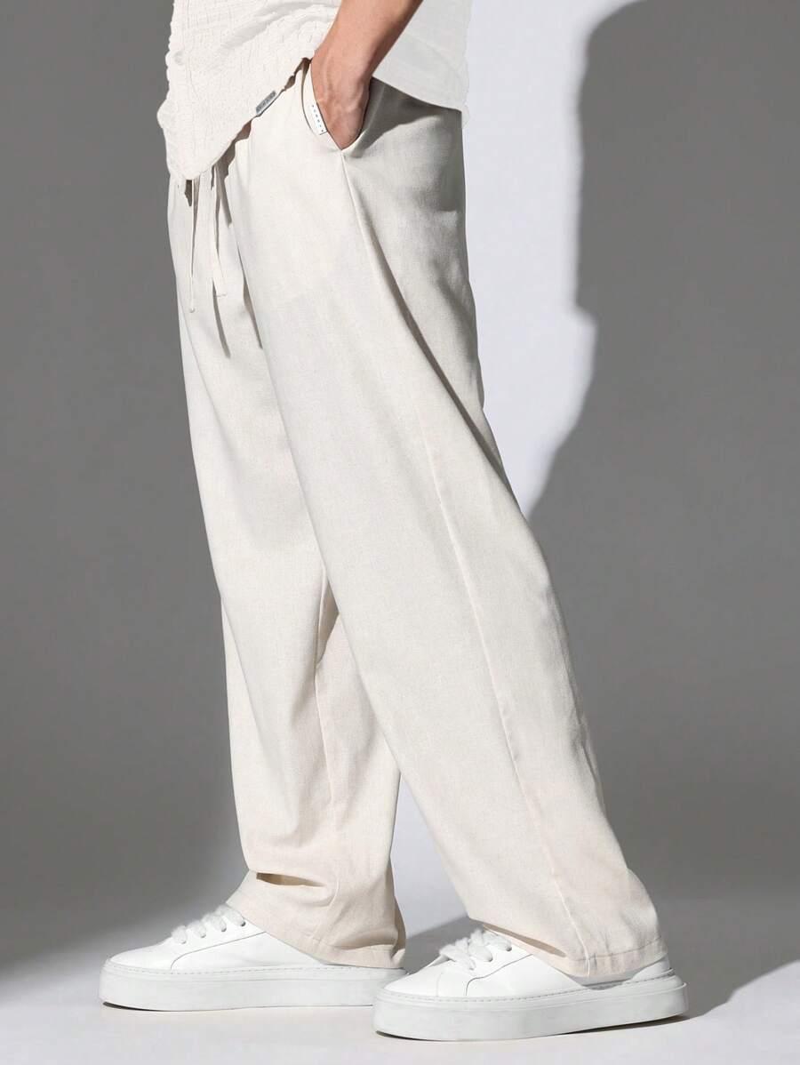 SHEIN BIAŁE SPODNIE CASUAL S06__XL
