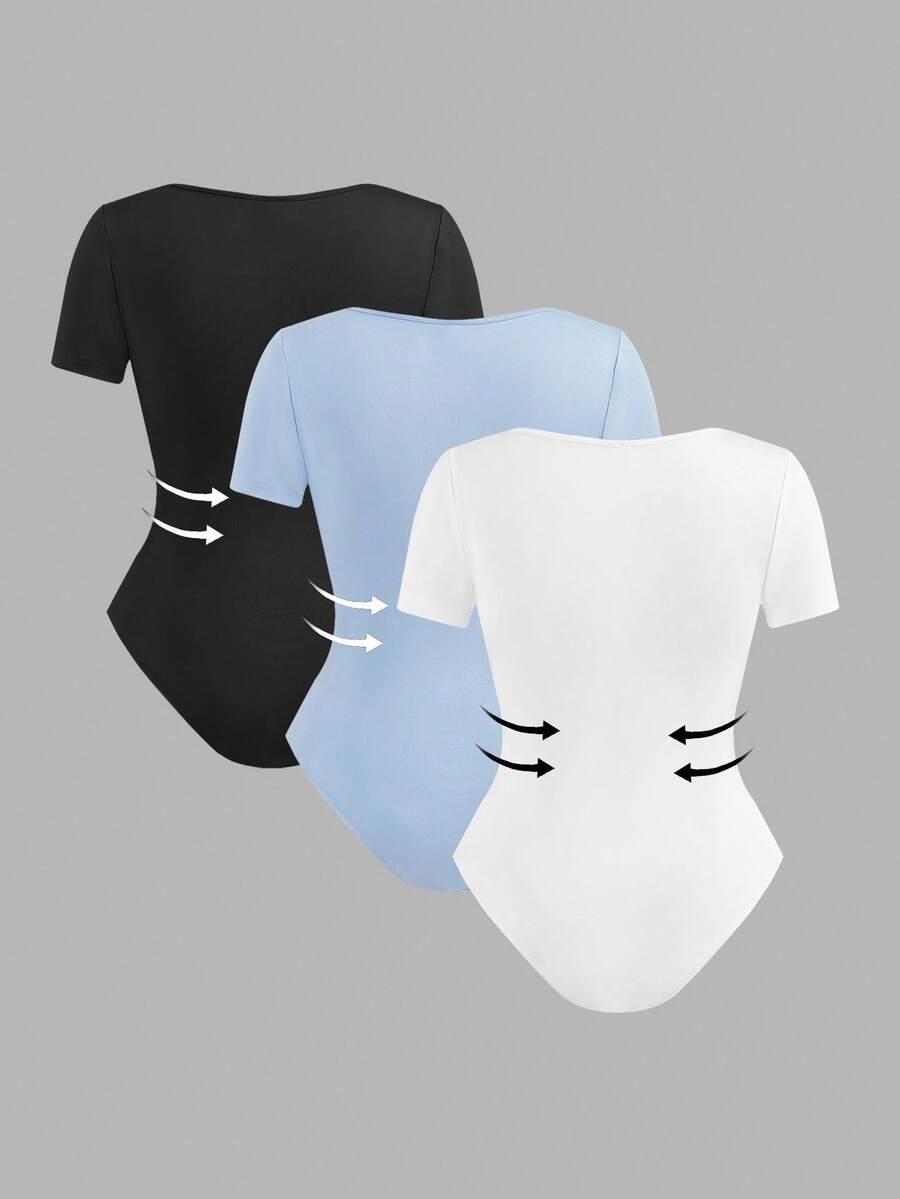 SHEIN BODY KRÓTKI RĘKAW 2-PACK