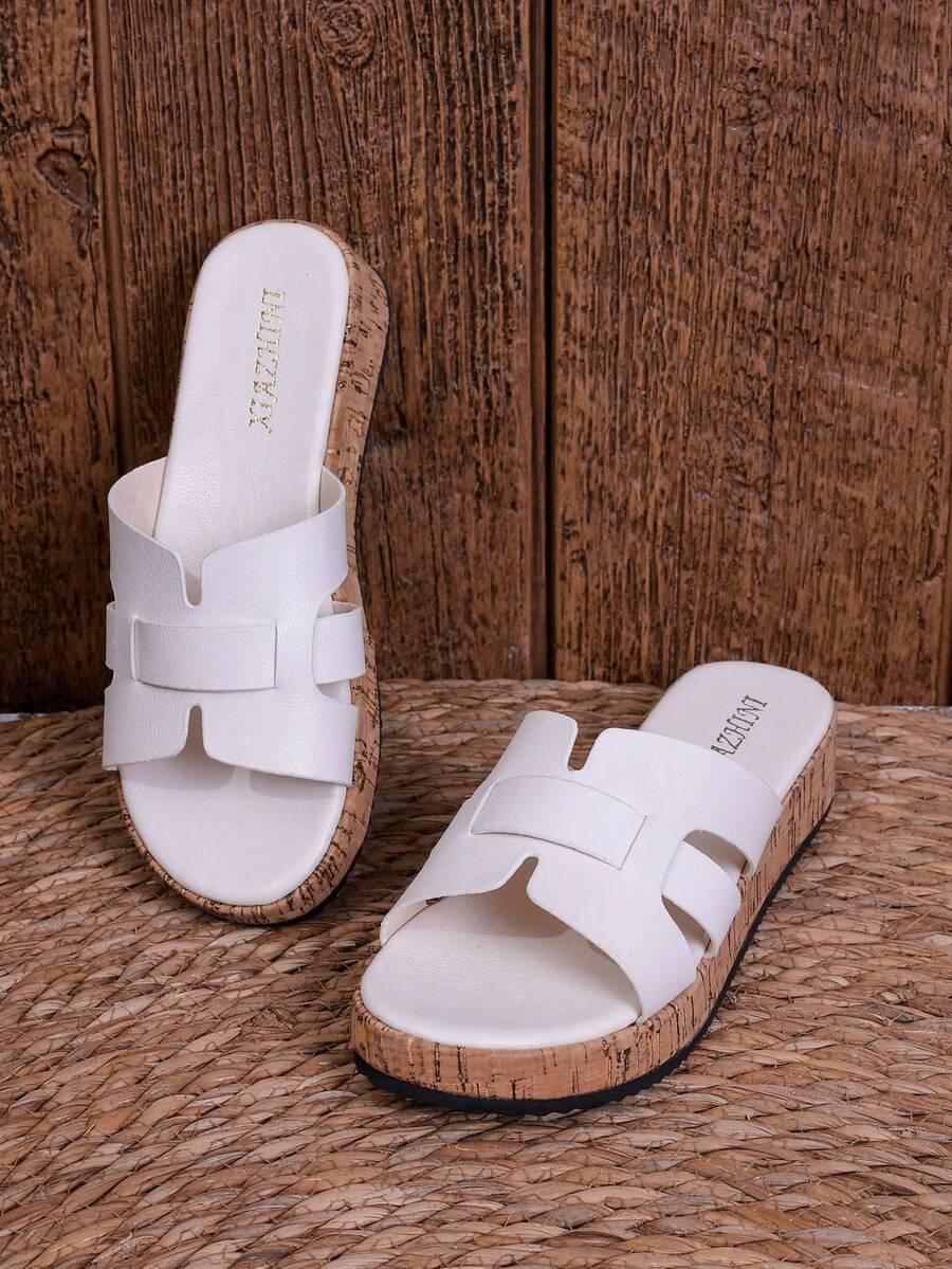 SHEIN BIAŁE KLAPKI PLATFORMA S06__39