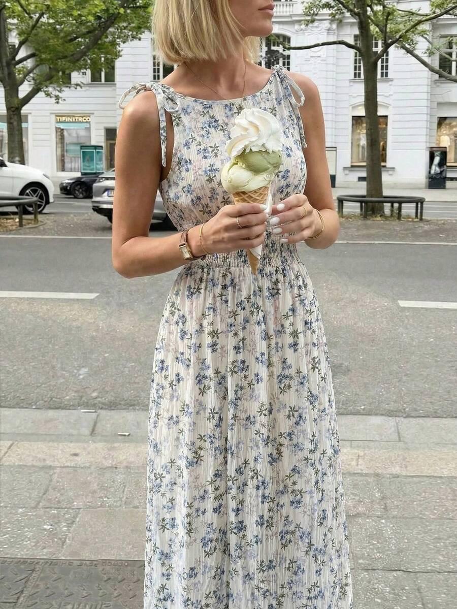 SHEIN MAXI SUKIENKA KWIATY S06__M