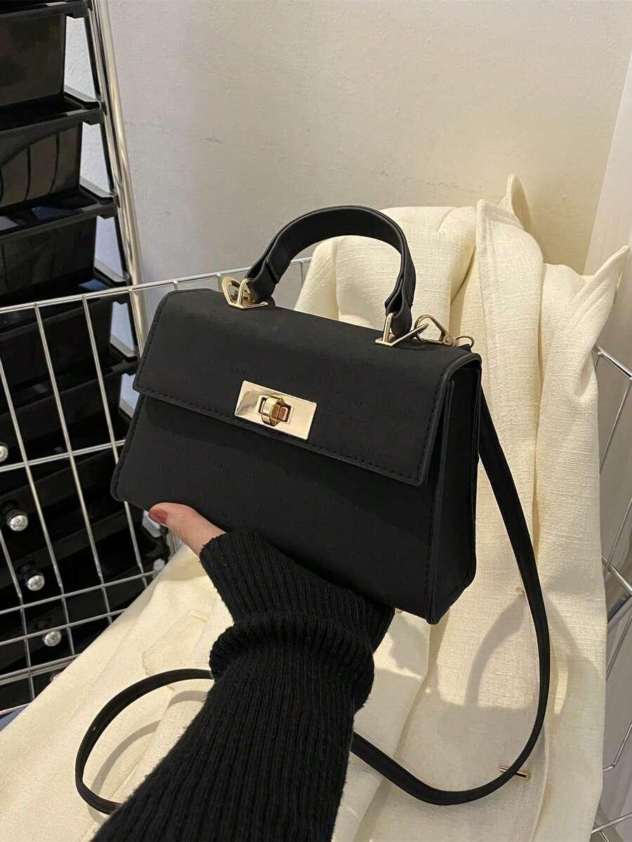SHEIN CZARNA TOREBKA NA RAMIĘ S07__13X20