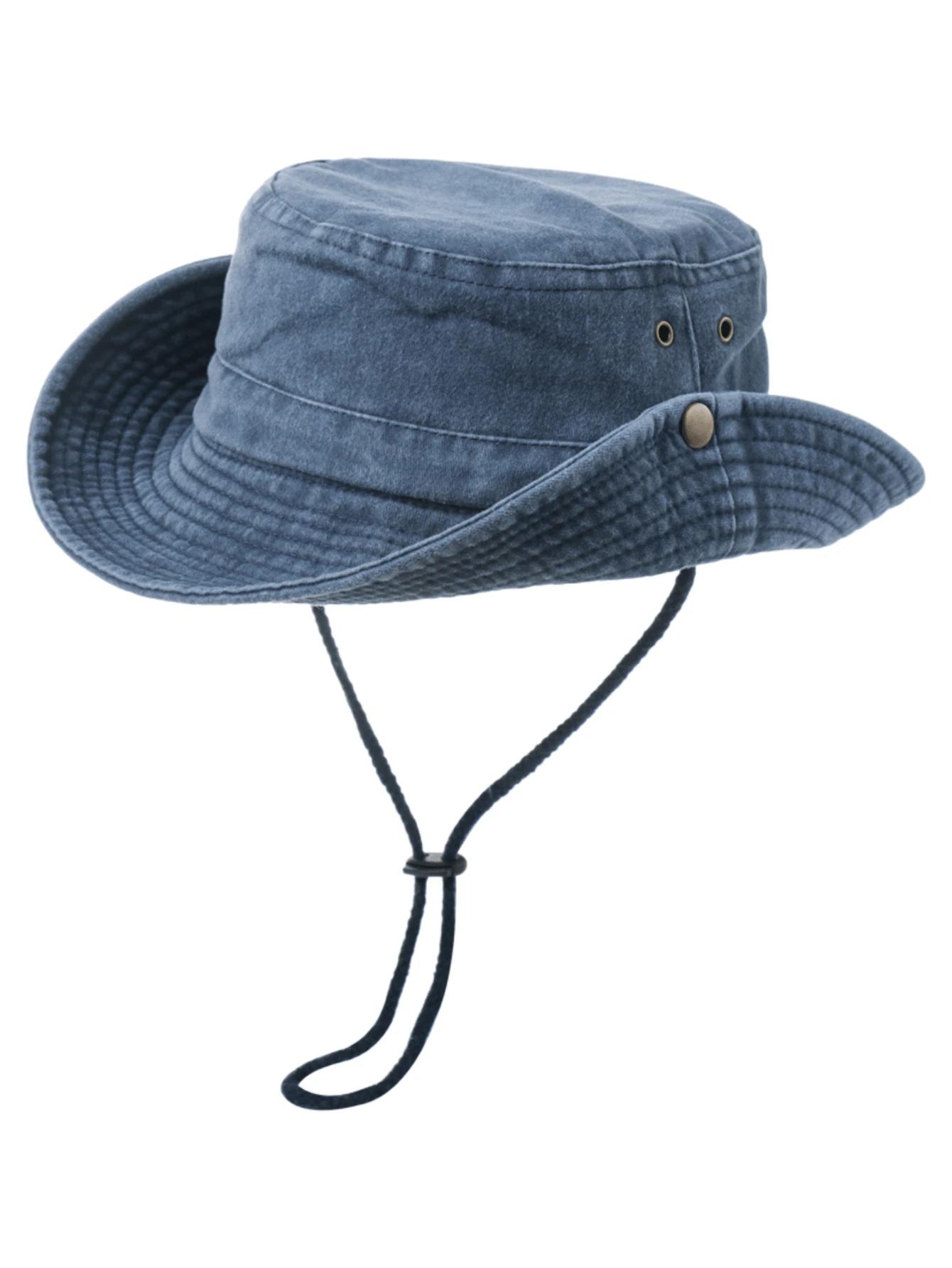 SHEIN NIEBIESKI KAPELUSZ BUCKET JEANS S07