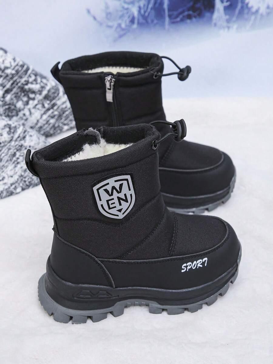 SHEIN CZARNE ŚNIEGOWCE ŚCIAGACZ W01__31