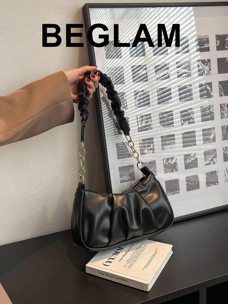SHEIN CZARNA TOREBKA IMITACJA SKÓRY S07__26X6X13