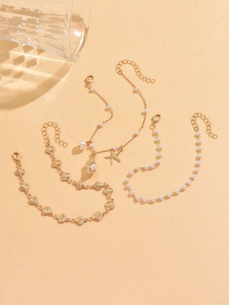 SHEIN ZŁOTE BRANSOLETKI 3-PACK S07__26