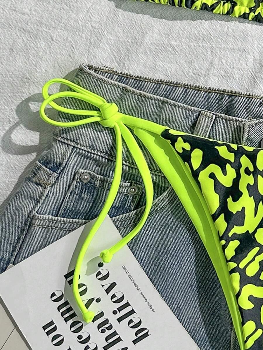 SHEIN DWUCZĘŚCIOWY STRÓJ KĄPIELOWY S09__XS