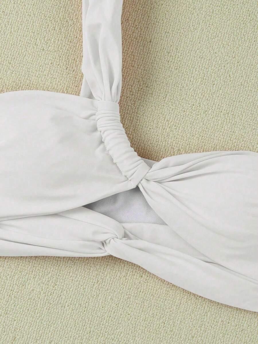SHEIN TRZYCZĘŚCIOWY STRÓJ KĄPIELOWY KOMPLET S09__S