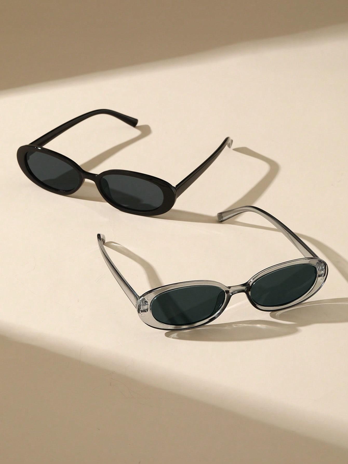 SHEIN CZARNE OKULARY PRZECIWSŁONECZNE S07