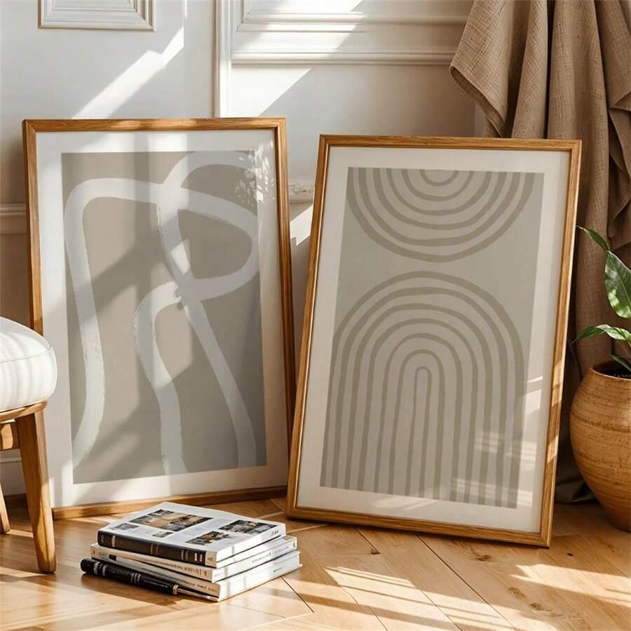 SHEIN BEŻOWY PLAKAT 3-PACK S07__50X70