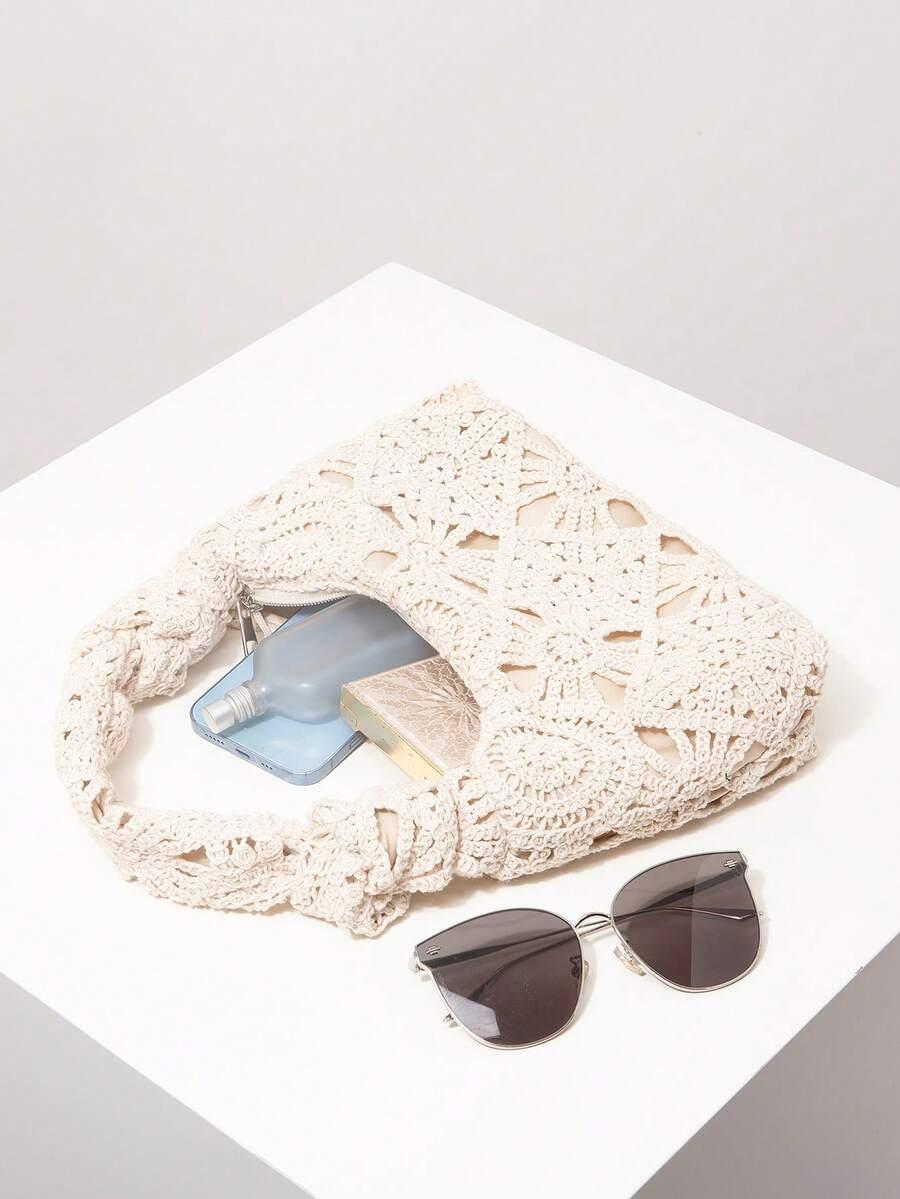 SHEIN BEŻOWA TOREBKA CASUAL S07__26X6X15CM