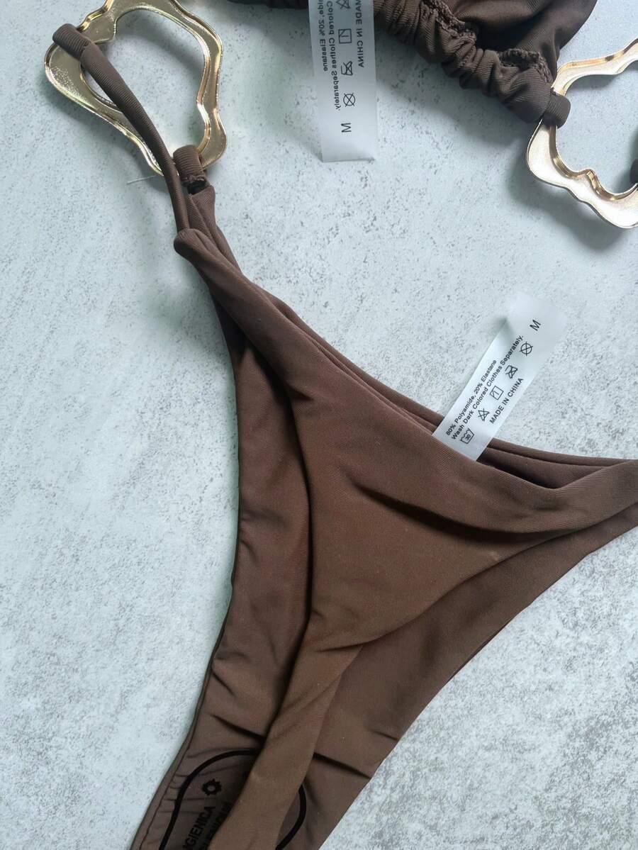 SHEIN DWUCZĘŚCIOWY STRÓJ KĄPIELOWY S09__L