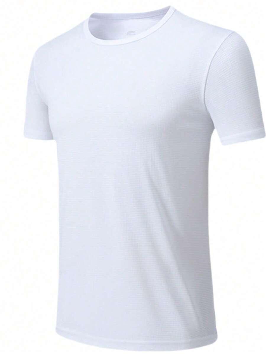 SHEIN BIAŁY T-SHIRT OKRĄGŁY DEKOLT 5-PACK S06__S