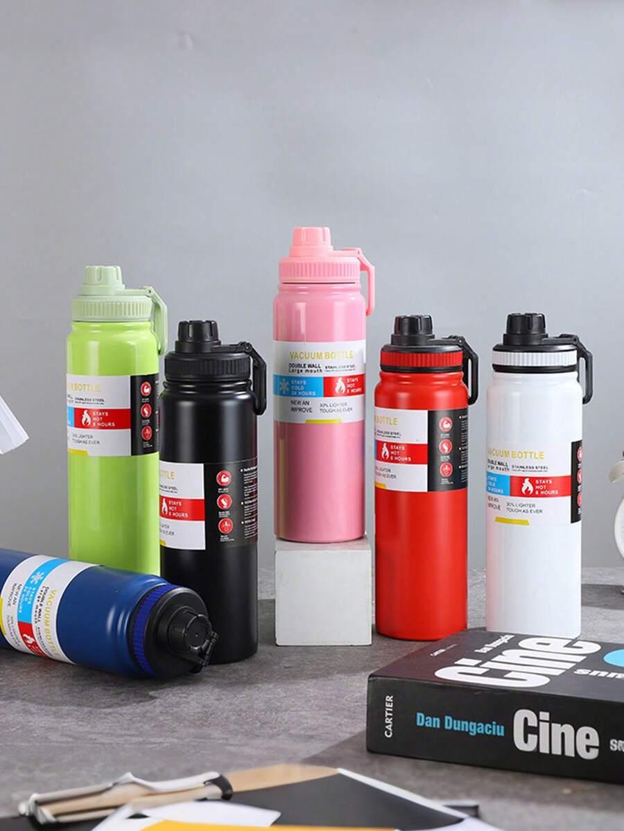 SHEIN CZERWONA BUTELKA NA WODĘ S07__1000ML