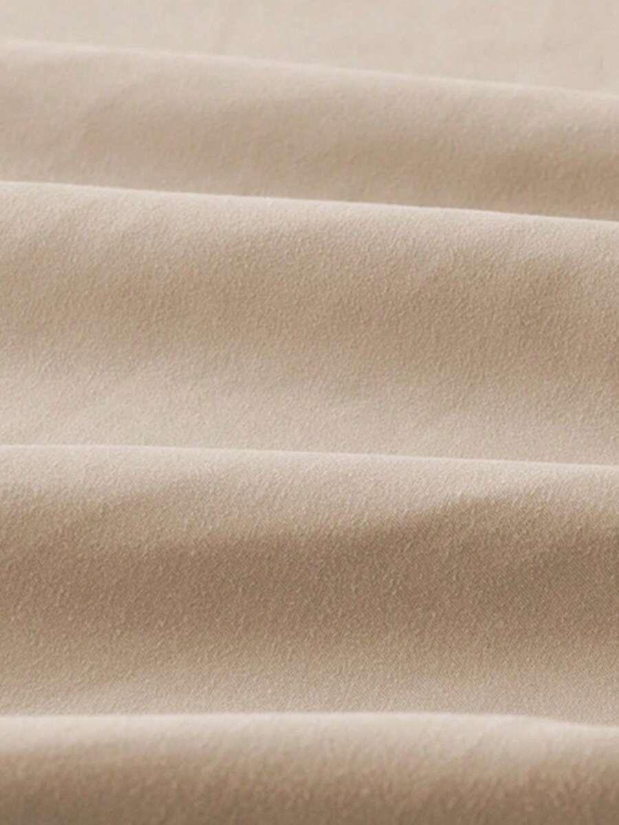 SHEIN BEŻOWE PRZEŚCIERADŁO NA GUMCE S07__200X220
