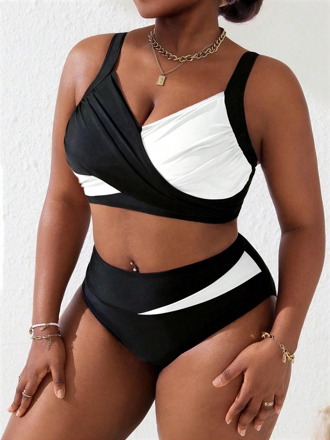 SHEIN DWUCZĘŚCIOWY STRÓJ KĄPIELOWY S09__XXL