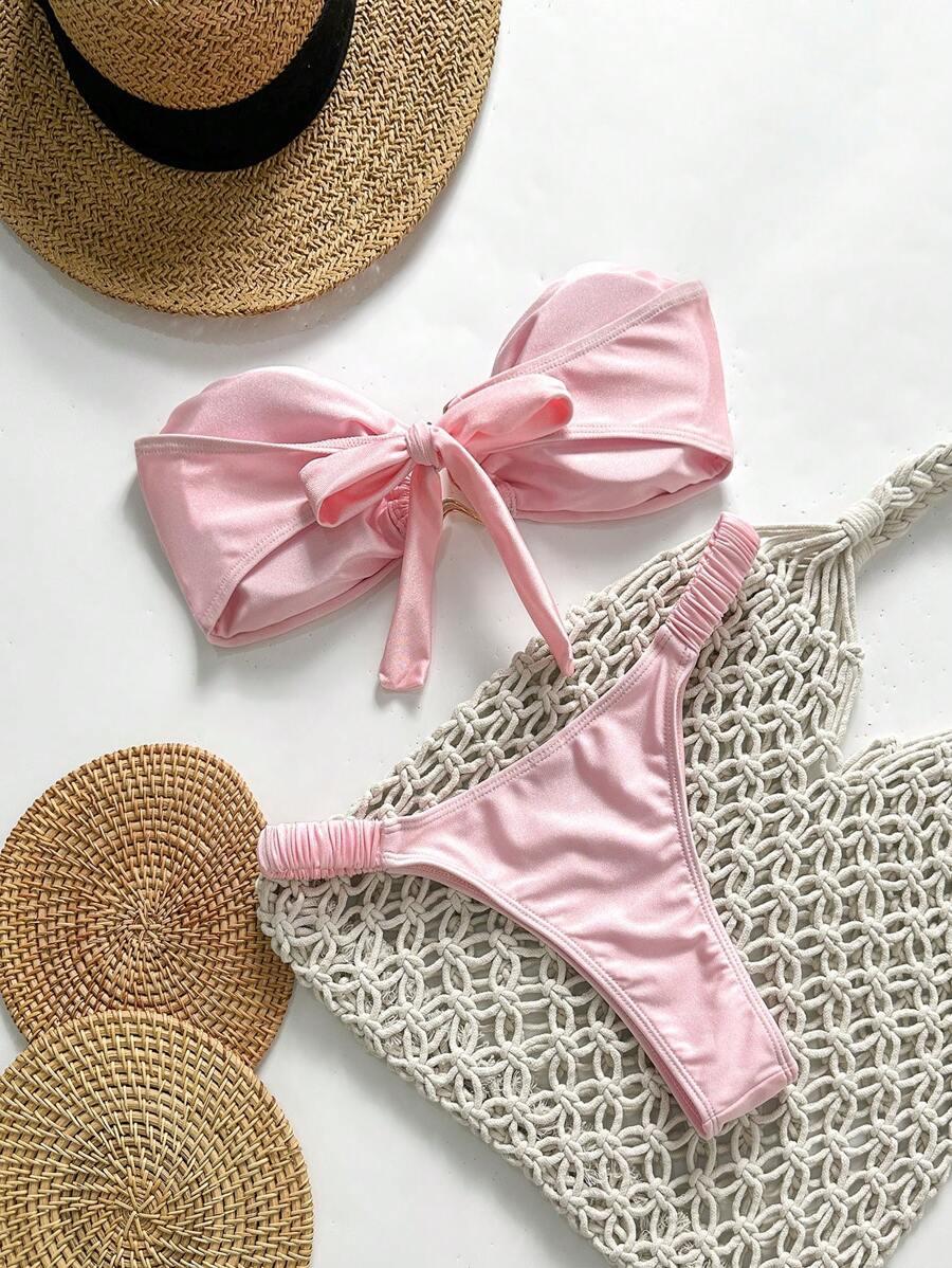 SWIM VCAY RÓŻOWY KOMPLET BIKINI S09__S