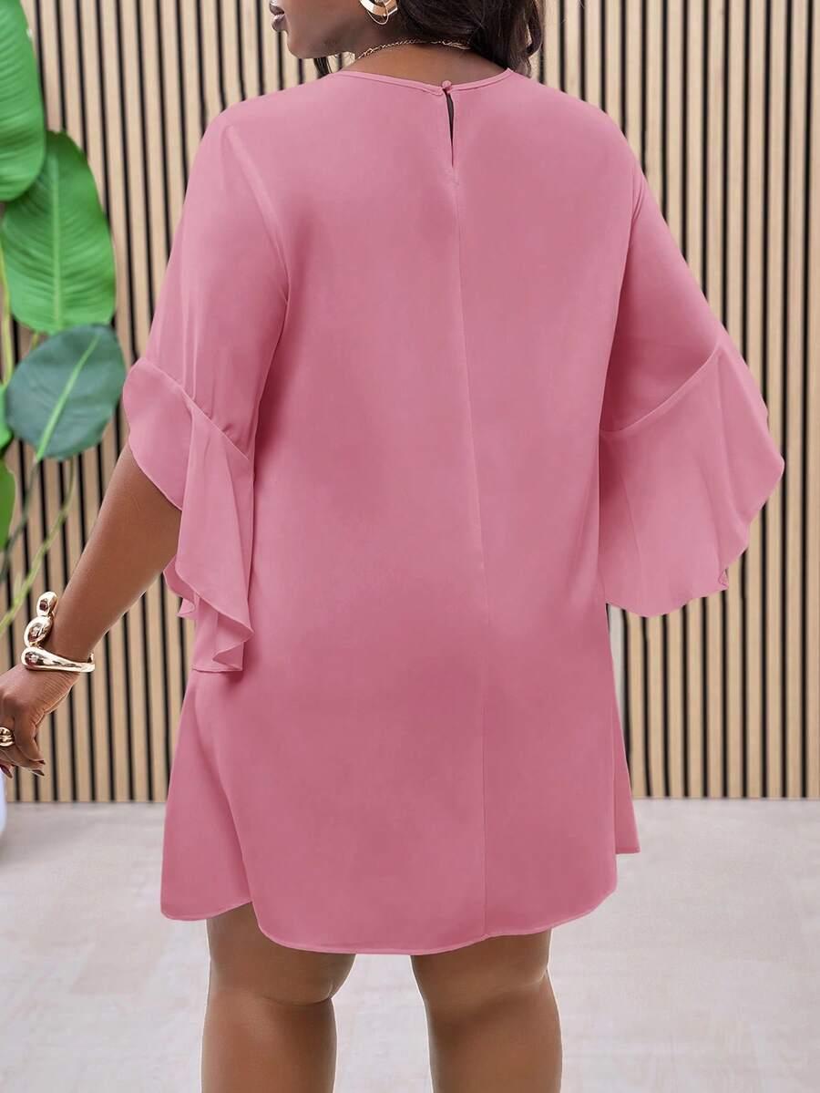 SHEIN RÓŻOWA MINI SUKIENKA S06__50