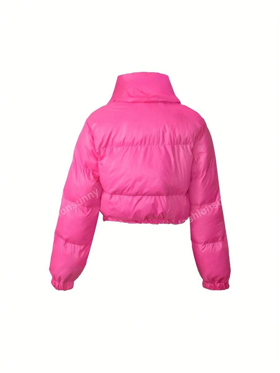 SHEIN RÓŻOWA PIKOWANA KURTKA W01__M