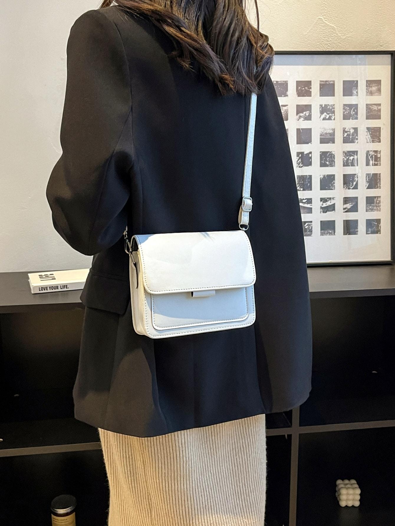 SHEIN BIAŁA TOREBKA NA RAMIĘ S07__15X7X19