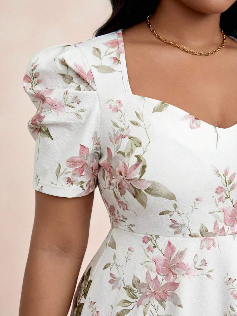 SHEIN SUKIENKA WZÓR KWIATY S06__48