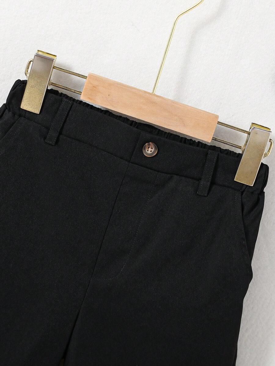 SHEIN CZARNE SPODENKI Z GUMKĄ W PASIE 146-152