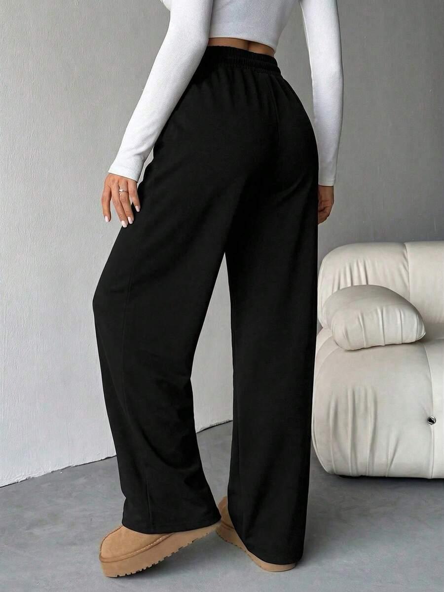 SHEIN CZARNE SPODNIE DRESOWE S09__XXL