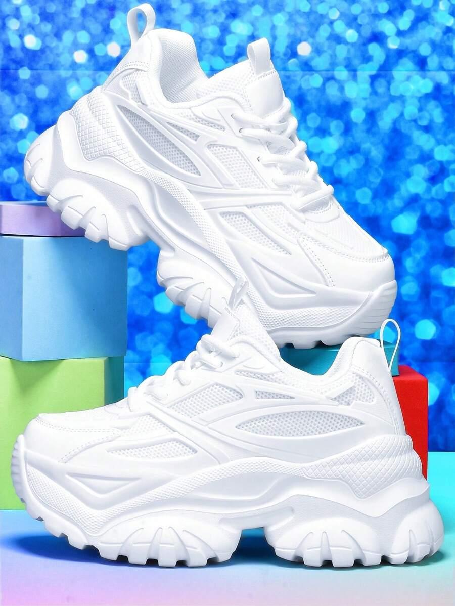 SHEIN BIAŁE SPORTOWE BUTY S06__38