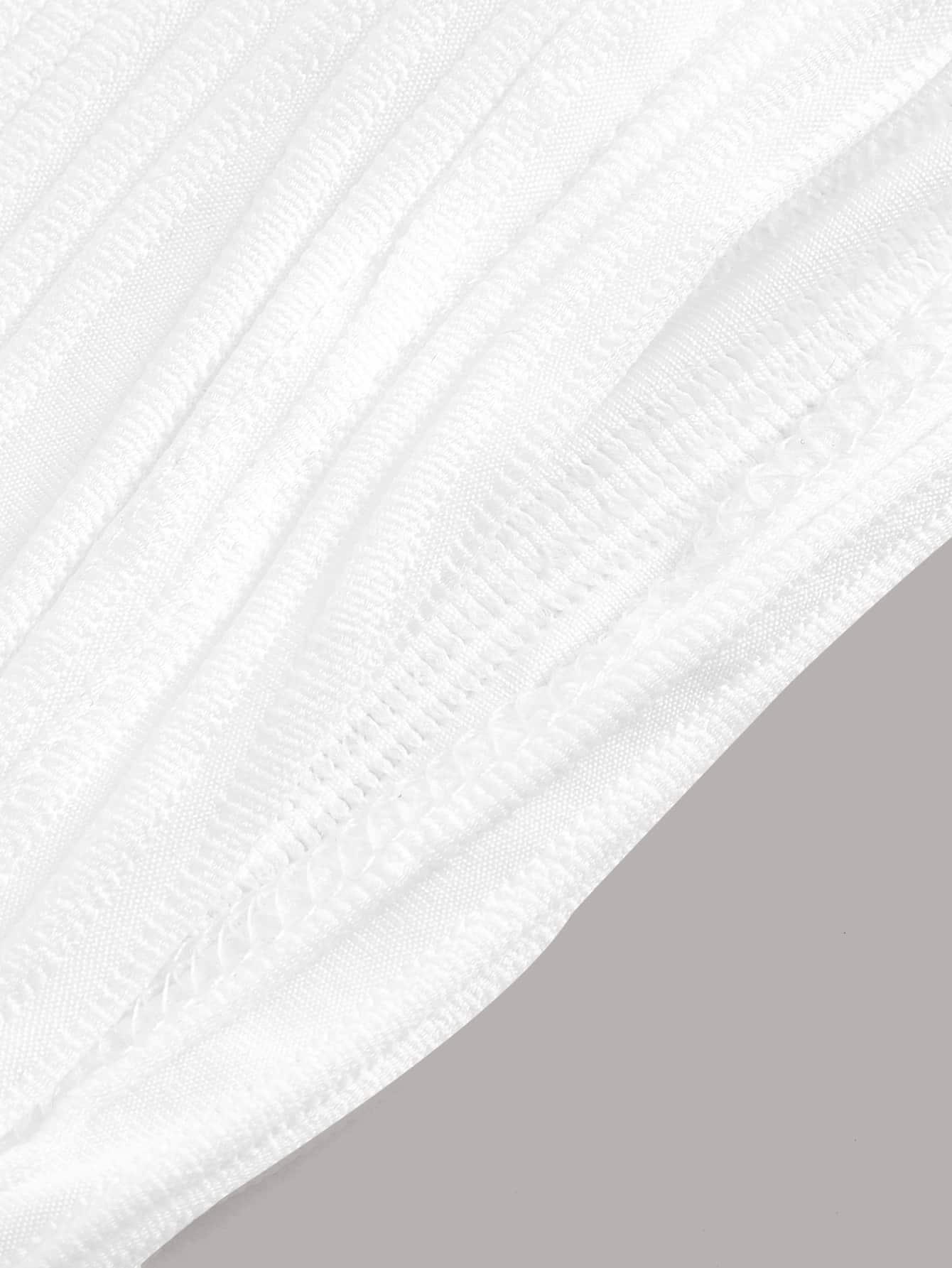 SHEIN BIAŁY TOP PRĄŻKI S06__L