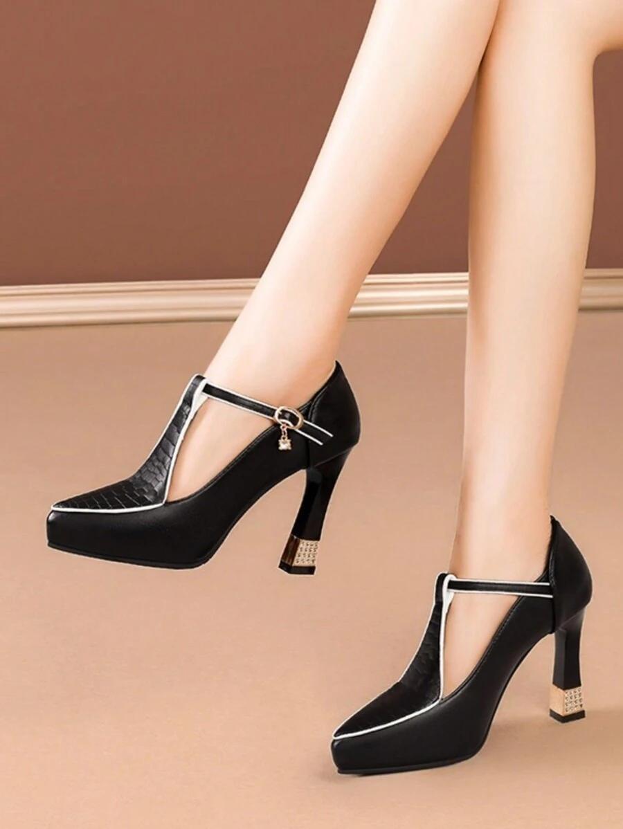SHEIN CZARNE CZÓŁENKA OBCAS S06__40