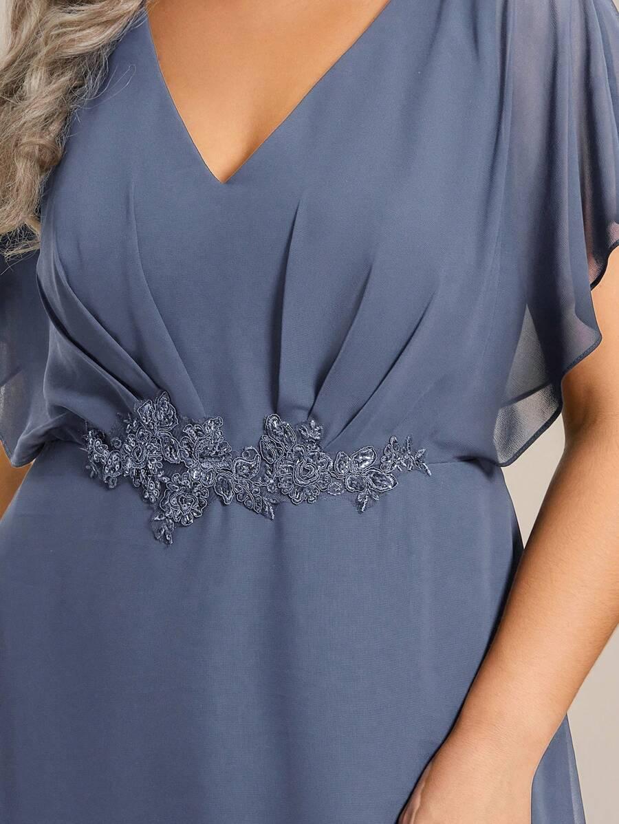 SHEIN NIEBIESKA MAXI SUKIENKA S06__XXL