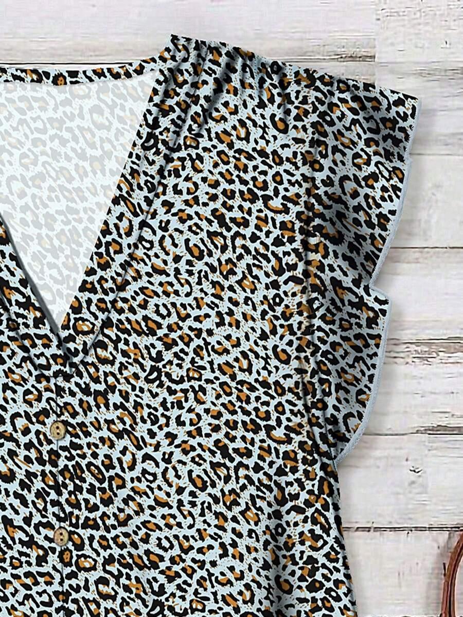 SHEIN BLUZKA ANIMAL PRINT S06__L
