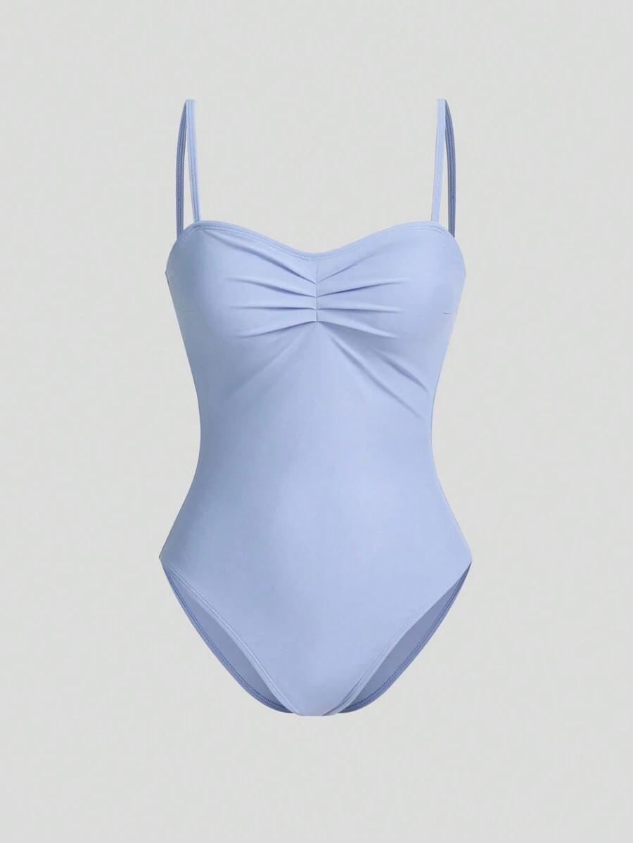 SHEIN KOMPLET JEDNOCZĘŚCIOWY STRÓJ KĄPIELOWY SPÓDNICA S09__XL