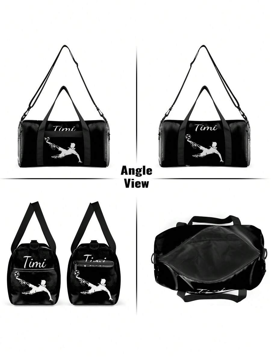 SHEIN CZARNA TORBA SPORTOWA S07__20X25X45CM