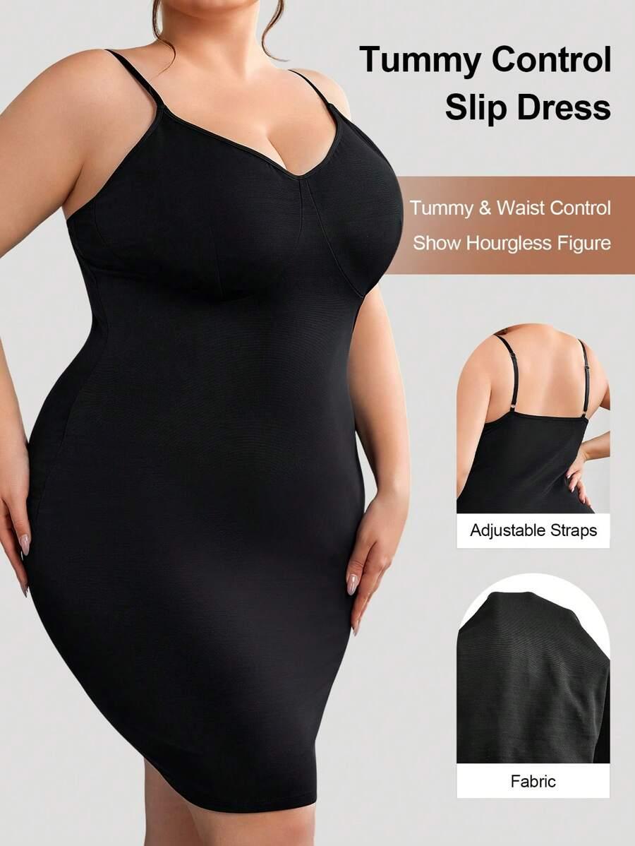SHEIN CZARNA MODELUJĄCA SUKIENKA S06__8XL