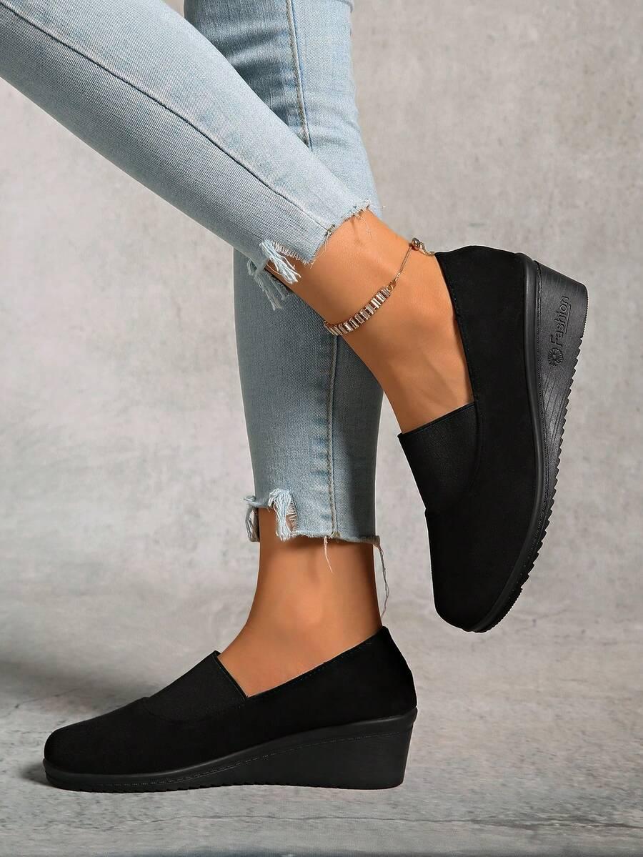 SHEIN CZARNE CZÓŁENKA CASUAL S06__41