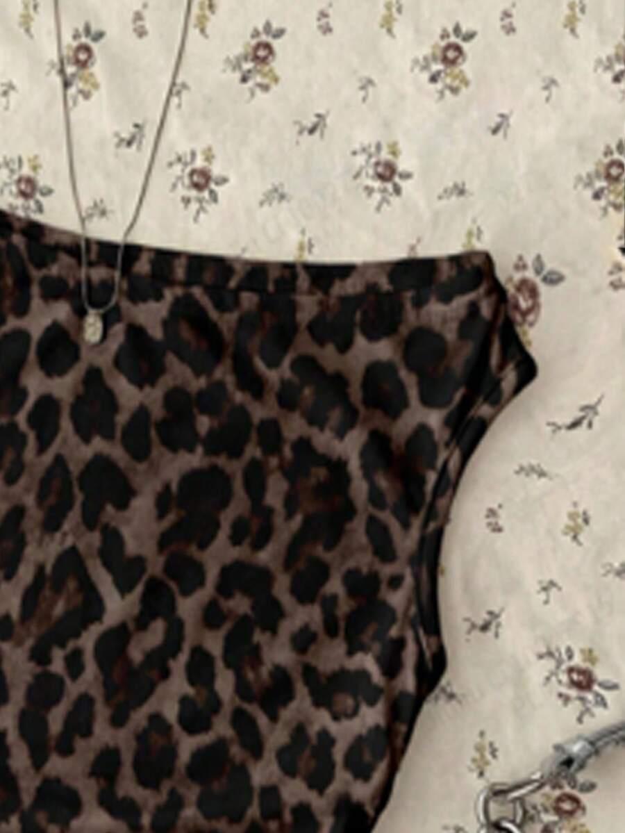 SHEIN TOP ANIMAL PRINT S09__166-170