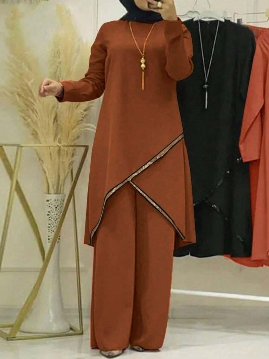 SHEIN BLUZKA SPODNIE KOMPLET S06__L